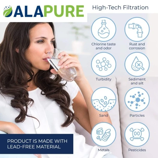 Alapure Waterfilter geschikt voor ZeroWater CWF1003 / 8-Pack