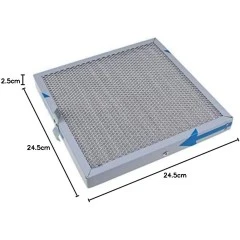 Alapure Metaalfilter geschikt voor Novy 563-8010A / 906109 / 247x247mm