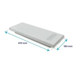 Zanker Vriesvakdeur 470x180mm / 2063754028