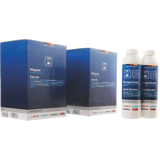Zestaw do konserwacji ekspresu do kawy Gaggenau: tabletki czyszczące + środek odkamieniający 00312267