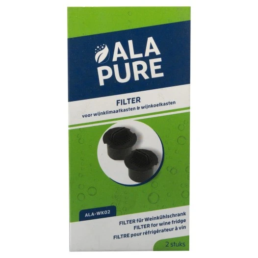 Miele Wijnklimaatkast Filter 9447050 van Alapure ALA-WK02 (2 St.)