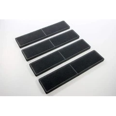 Alapure HFK3955 Geschikt voor Miele Koolstoffilter DKF21-1 / 9720600 (4 St.)