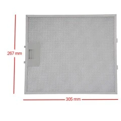 Alapure Metaalfilter geschikt voor Airforce GRI0009219A 304x267x9mm