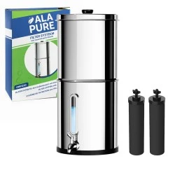Alapure OWF020 Gravity RVS 8,5 liter Zwaartekracht Filtratie