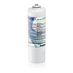 Claris Ultra 250 past op de kop van de F-2.5 Cartridge Waterfilter