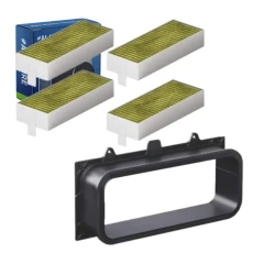 Alapure CleanAir Koolstoffilterset geschikt voor Gaggenau 17007113 / CA082010
