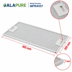 Filtr metalowy Alapure pasujący do modelu Siemens 434107 / 00434107 209 x 405 x 8 mm