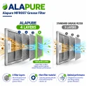 Filtr metalowy Alapure pasujący do modelu Novy 563-8045 / 6830020, 308 x 148 mm
