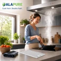 Filtr metalowy Alapure, pasujący do modelu Juno 4055101697, 325 x 197 x 10 mm
