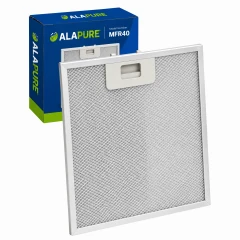 Filtr metalowy Alapure pasujący do Whirlpool 480122102168, 306 x 267 x 9 mm