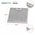 Filtr metalowy Alapure pasujący do modelu Corbero 4055250429, wymiary 304 x 267 x 9 mm