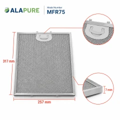 Filtr metalowy Alapure pasujący do modelu Pelgrim 181471 318 x 257 x 7 mm