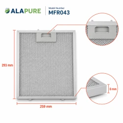 Filtr metalowy Alapure pasujący do modelu Klarstein 10032232, 259 x 293 mm