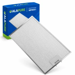 Alapure MFR051 Pasuje do metalowego filtra Miele 8270400 368 x 254 x 9 mm