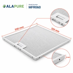 Filtr metalowy Alapure pasujący do modelu Siemens 362381 / 00362381, 320 x 330 mm