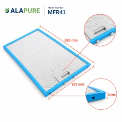 Filtr metalowy Alapure pasujący do Whirlpool 480122102174 380x283