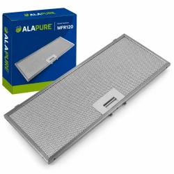 Filtr metalowy Alapure pasujący do modelu Arthur Martin 4055379723, wymiary 460 x 178 x 9 mm