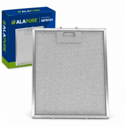 Filtr metalowy Alapure pasujący do modelu Amica 1006926, wymiary 300 x 250 x 8 mm