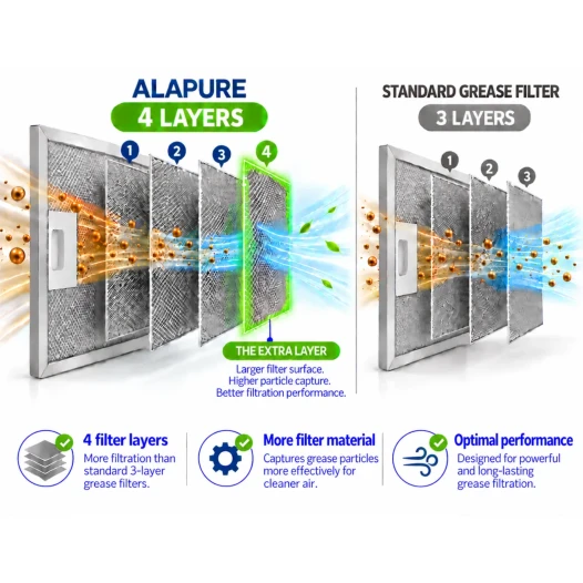 Filtr metalowy AEG 80877780 300 x 430 x 10 mm