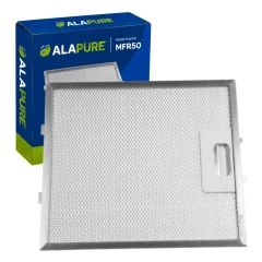 Filtr metalowy Alapure pasujący do modelu Elica GF04MC 227 x 224 x 9 mm