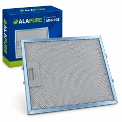 Filtr metalowy Alapure pasujący do modelu Elica GF04MC 248 x 222 mm