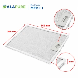 Filtr metalowy Alapure pasujący do Best 80877665 342 x 285 x 8 mm Filtr metalowy