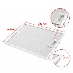 Filtr metalowy Best 80877665 342 x 285 x 8 mm 