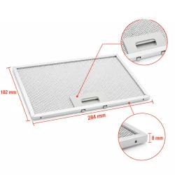 Filtr metalowy Best 80877228 182 x 284 mm