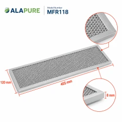 Filtr metalowy Alapure pasujący do modelu Novy 563-8042 / 7900020, 405 x 120 mm
