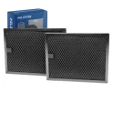 Filtr węglowy wielokrotnego użytku Alapure, pasujący do Electrolux 140237131010, 197 x 143 mm (2 szt.)
