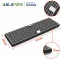 Alapure HFK3990 – kompatybilny z filtrem węglowym Miele DKF21-P / 9720600 (4 szt.)