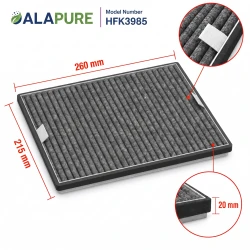 Alapure HFK3985 – kompatybilny z filtrem węglowym Miele DKF11-P