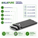 Alapure HFK3975 – kompatybilny z filtrem węglowym Miele DKF19-P / FWKM-1423 (2 szt.)