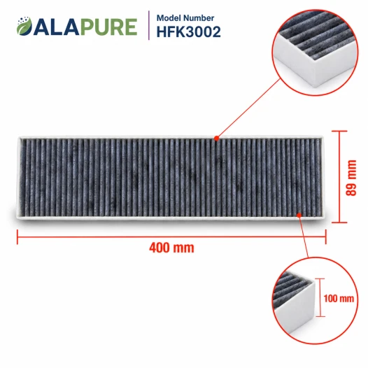 Filtr węglowy Alapure HFK3002 pasujący do modeli Gaggenau 17003002 / 792273 / AA413110 / AA413111