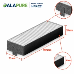 Filtr akustyczny Alapure pasujący do modelu Siemens 17004801 / HEZ9VEDU0