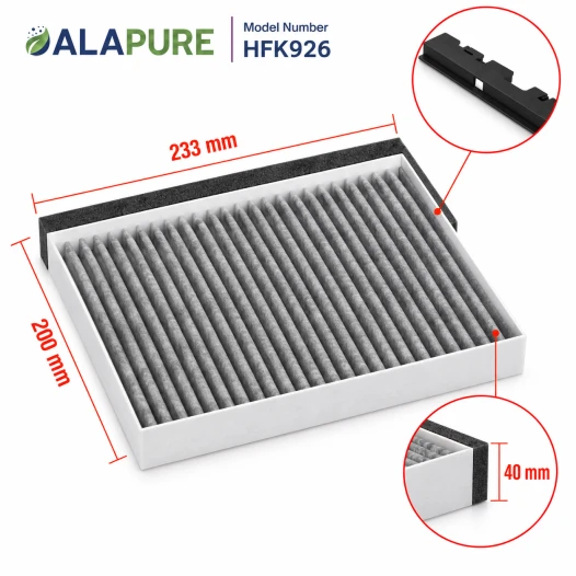 Filtr węglowy Alapure CleanAir pasujący do modelu Neff 11049701 / Z5101X1