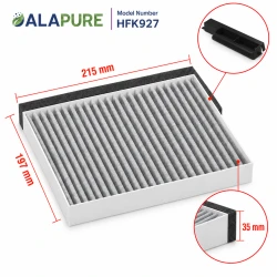 Filtr węglowy Alapure CleanAir pasujący do modeli Siemens 17006795 / LZ10DXA00 / 11022296
