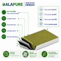 Filtr węglowy Alapure CleanAir Plus pasujący do modeli Bosch 11034226 / 17004035 / DIZ1JX1B6 (3 szt.)