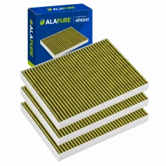 Filtr węglowy Alapure CleanAir Plus, pasujący do modeli Gaggenau 11034226 / 17004037 / AA200121 (3 szt.)