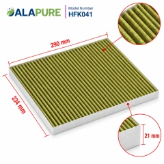 Filtr węglowy Alapure CleanAir Plus, pasujący do modeli Gaggenau 11034226 / 17004037 / AA200121 (3 szt.)