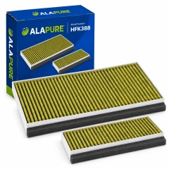 Filtr węglowy Alapure CleanAir Plus pasujący do modeli Siemens 11042136 / 17005406 / LZ11AFB16 (zestaw)