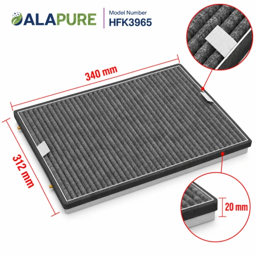 Filtr węglowy Alapure do urządzeń Miele DKF25-1 / DKF25-P, model Alapure HFK3965