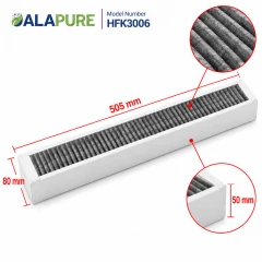 Alapure HFK3006 – filtr zapachowy i filtr cząstek stałych, pasujący do modelu HF3006