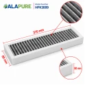 Alapure HFK3009 – filtr zapachowy i filtr cząstek stałych, pasujący do modelu HF3009