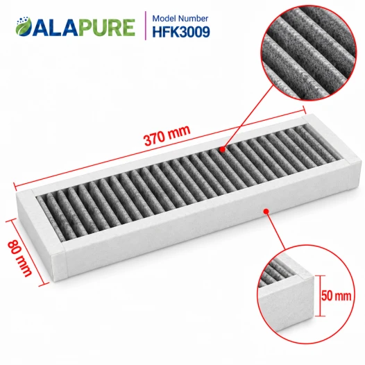 Alapure HFK3009 – filtr zapachowy i filtr cząstek stałych, pasujący do modelu HF3009