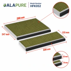 Alapure Cleanair Plus – pasuje do modeli Siemens 17008358 / LZ11KKB16 (2 szt.)