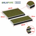 Alapure – pasuje do filtra węglowego Bosch CleanAir Plus DWZ1BK1I6 / 17008032 (3 szt.)