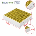 Filtr węglowy Alapure pasujący do Gaggenau 11058753 / 11028106 / AA410110 (2 szt.)