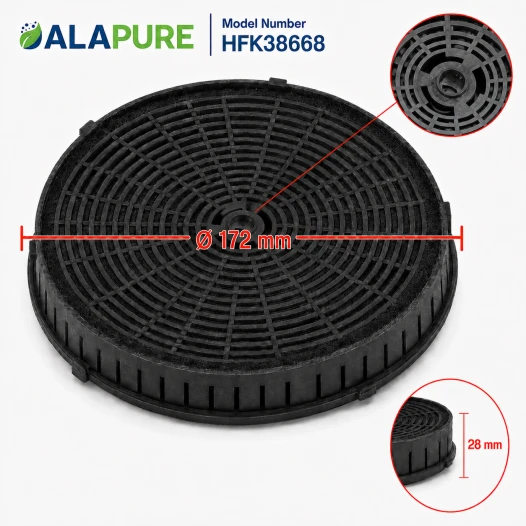 Alapure Koolstoffilter geschikt voor Samsung MA-CF702 / NK36M7070VS / DG81-02279A