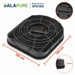 Alapure Koolstoffilter geschikt voor Whirlpool Type 200 | DKF42 | CHF200/1